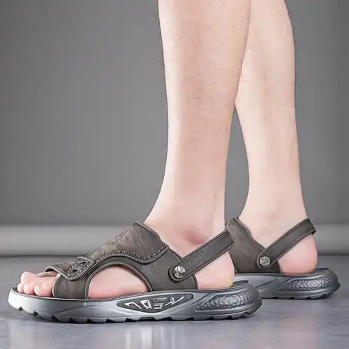 凉鞋男新款男士潮流时尚休闲防滑软底凉鞋男款拖鞋沙滩鞋