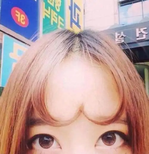 韩国爱心刘海走红网络