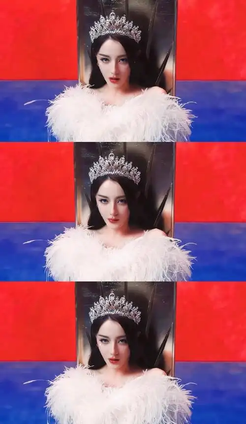 95im the top girl  迪丽热巴天生就适合戴皇冠!