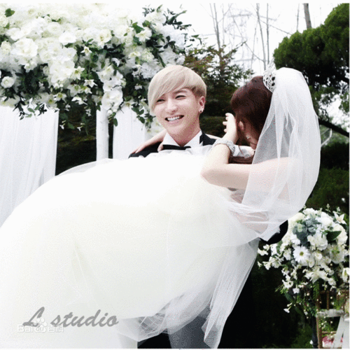 酒窝夫妇婚纱照(姜素拉 利特)