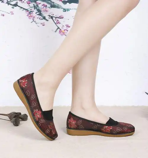 裹脚老太太夏天鞋三寸金莲小脚鞋老太太小脚鞋子北京布鞋31 32 33小码