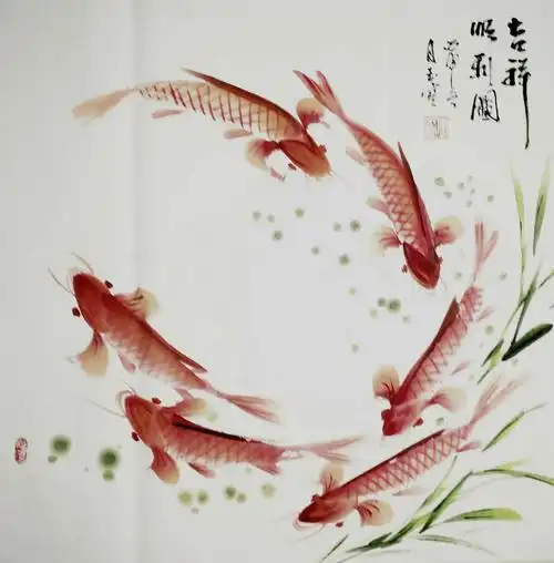 《李玉宝国画鱼欣赏》