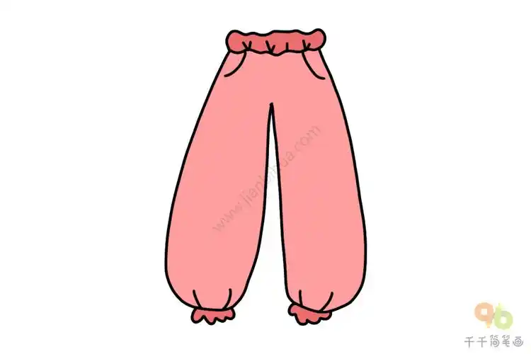 裤子简笔画图片