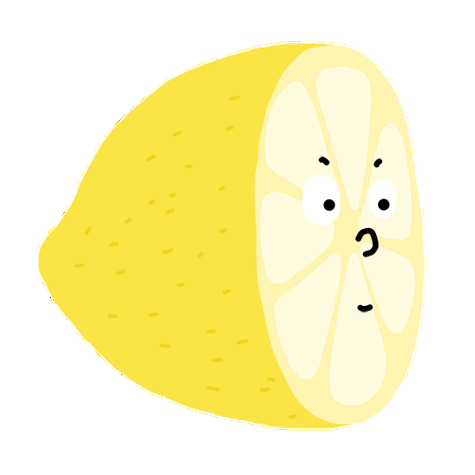 柠檬gif感叹号gif黄色gif惊讶gif