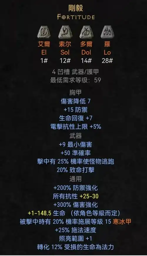 暗黑2弓箭的符文之语,暗黑2弓弩可以制作的符文之语