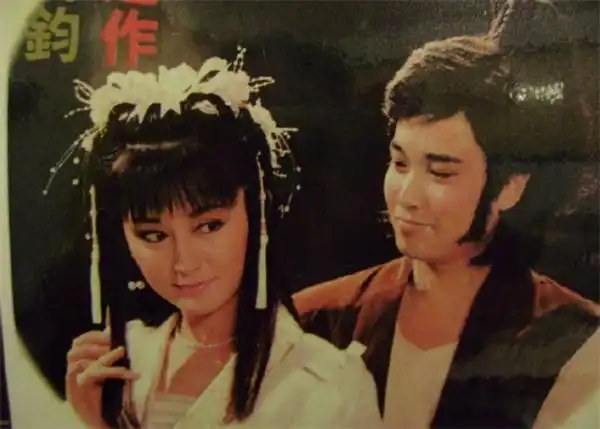 1984年孟飞和潘迎紫出演《神雕侠侣》的杨过和小龙女,在台湾省引起不