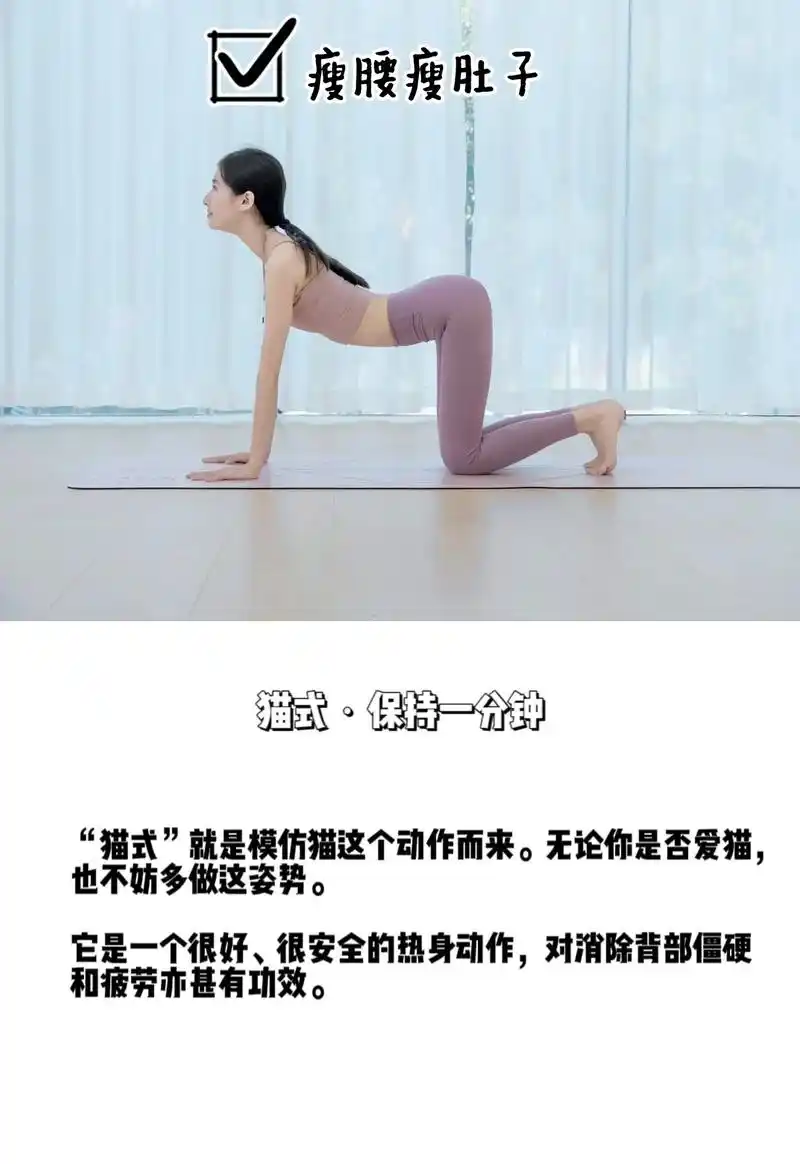 快速减肥塑形瘦身97练这6个瑜伽实用动作.