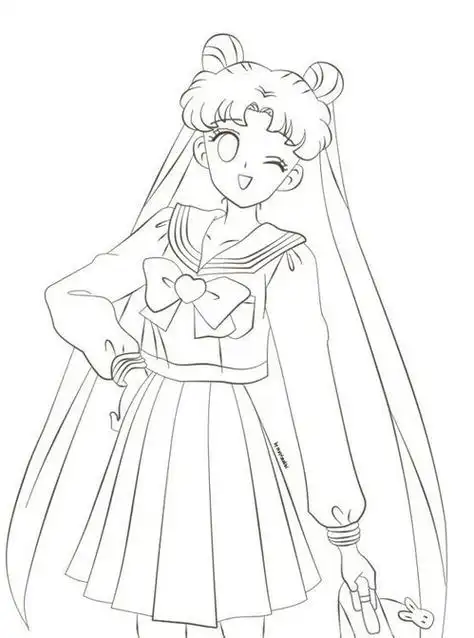 少女简笔画少女简笔画简单又漂亮