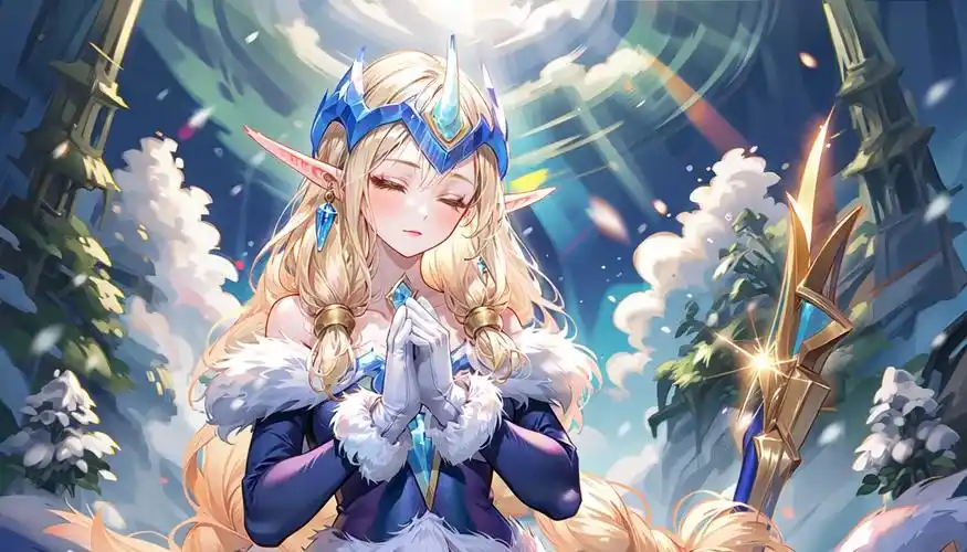 ai绘画 #lol #索拉卡0404冬季奶妈 - 抖音