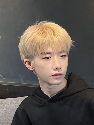 假发男短发黄毛金发酷帅显白发型碎刘海短直发碎盖头蓬松全头套式