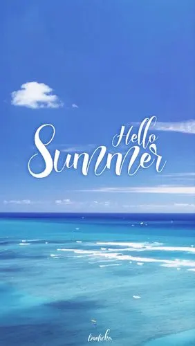 夏天summer文字素材高清手机壁纸