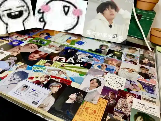 应援物  #朴智旻  #闵玧其  #金南俊  #金硕珍  #田柾国  #金泰亨