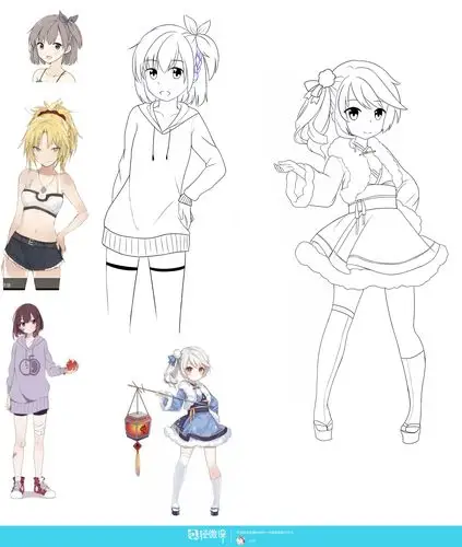 厚的衣服绘制练习—绘画基础提升训练