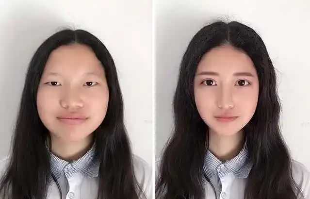 你还相信朋友圈的"照片"吗?男女化妆前后对比,让你认不出来