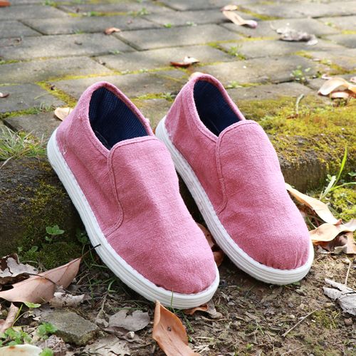 布鞋农村手工女单复古千层绣花一脚脚蹬孕妇布鞋