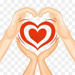 情侣手势双手爱心组合动作
