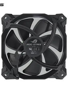华硕玩家国度rog strix风神xf120机箱风扇智能温控水冷排散热风扇