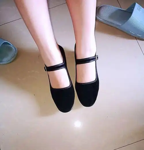 一带布鞋女