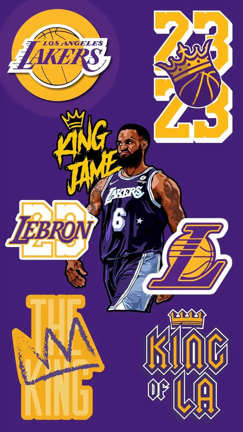 nba插画球星詹姆斯23号洛杉矶湖人队.#美式 #nba # - 抖音