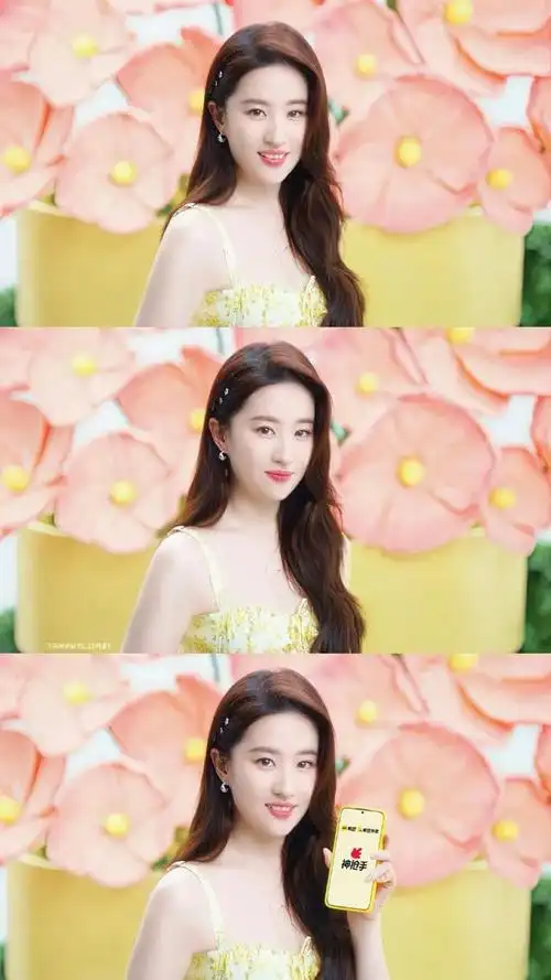刘亦菲今日活动吊带玫瑰裙,太美丽啦!