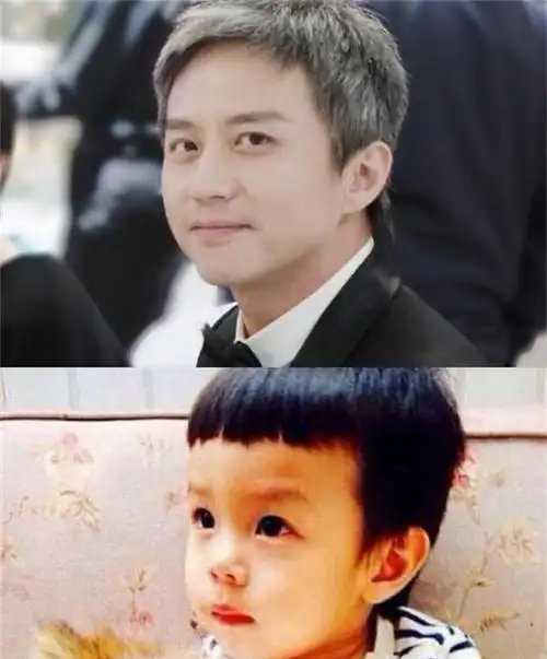 周杰伦的儿子潘粤明的儿子邓超的儿子看到谢霆锋不愧是父子俩