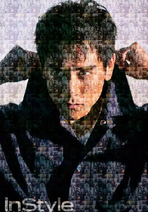 把很多张照片合成一张人像