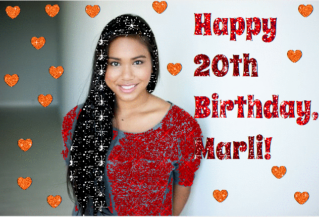 马丽生日快乐红心gif动图_动态图_表情包下载_soogif