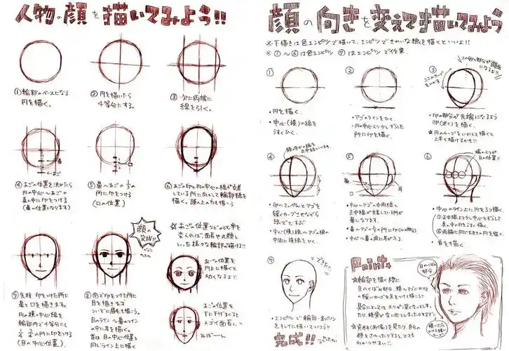 「p站/干货/侵权删」面部绘画教程