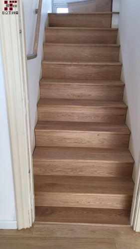 橡木实木楼梯踏步定制楼梯踏步板