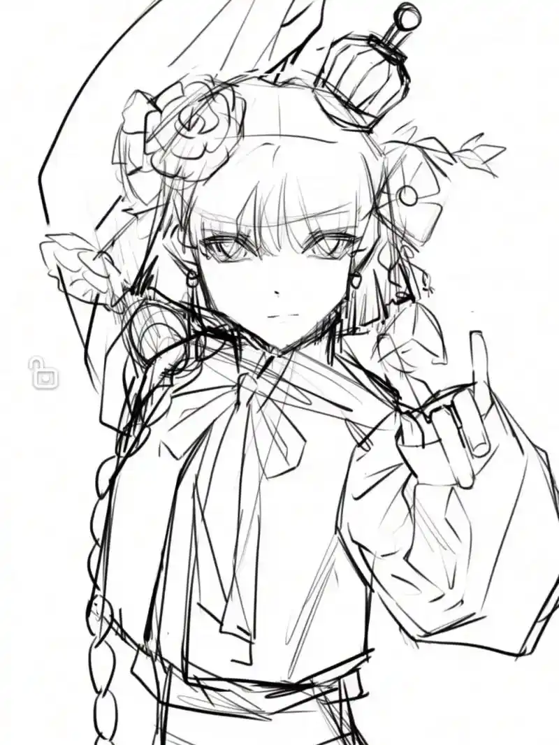 发个过程～#画画 #二次元 #原创 #绘画 #绘画过程  - 抖音