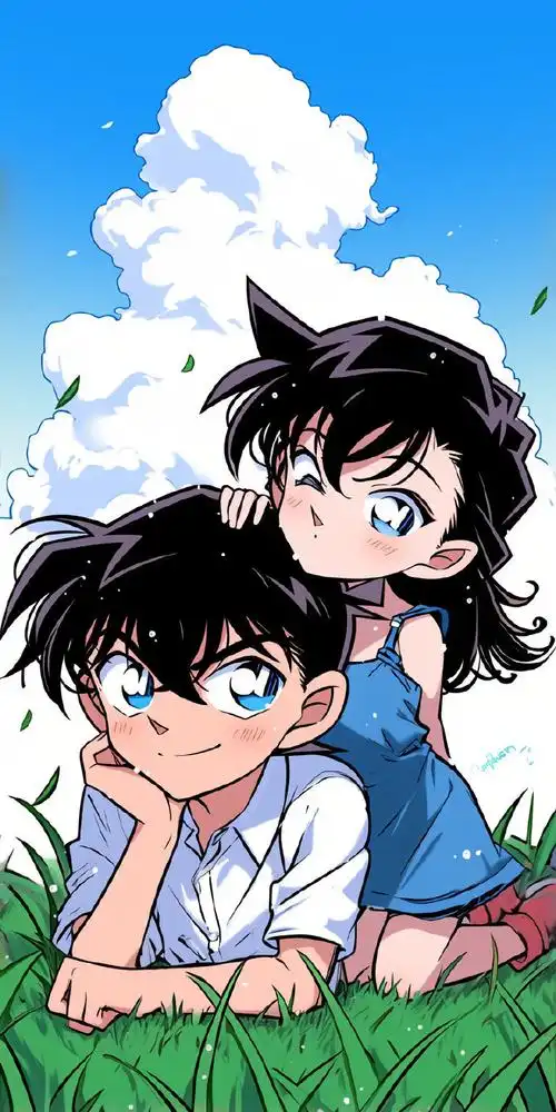 名侦探柯南##二次元动态#    有柯兰党吗,工藤新一和小兰的美好回忆