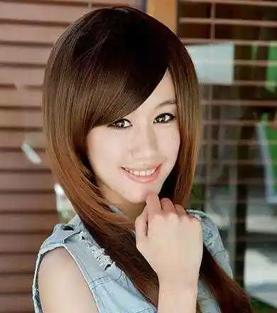 如果你不喜欢选择哪种太乱的蓬松离子烫发型,可以选择这一种远看像