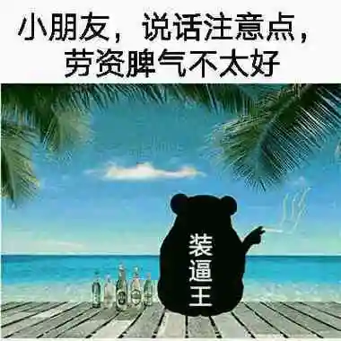小朋友,说话注意点,劳资脾气不太好_劳资_小朋友_不太好表情
