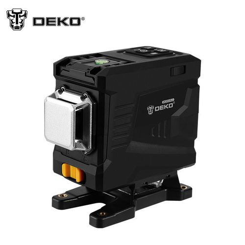 deko德国技术12线绿光贴地仪墙地两用一体光源贴墙水平尺水平仪