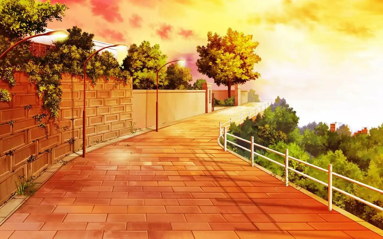 梦幻动漫场景高清二次元桌面壁纸