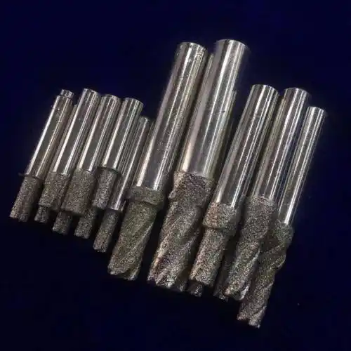 河南科美麻花钻电镀sdc磨头电镀sdc磨头硬质合金基体磨头定