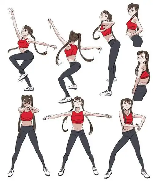 动作素材##绘画素材