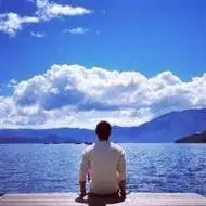 海景背影头像男