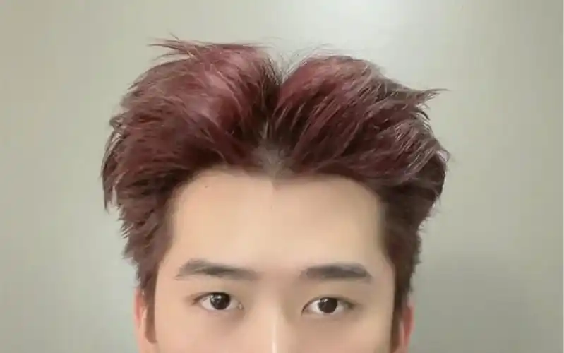 许洪江中分背头,三十秒教会你