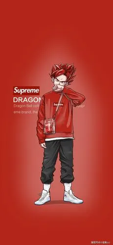 快收藏哦,超帅的潮牌龙珠手机壁纸