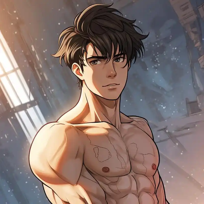 94漫画风男生头像,秀出腹肌!97 想要换个酷炫的头像吗?