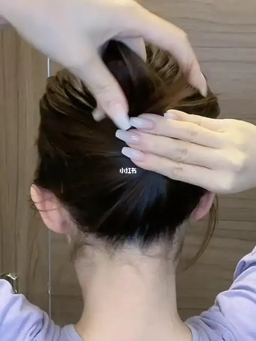 短发日常盘发