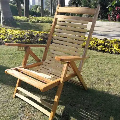 折叠竹木躺椅午休午睡成人老人懒人椅竹凉竹片家用办公休闲靠背椅