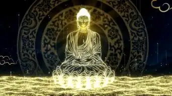 文化粒子汇聚图文ae模板8下载敦煌舞粒子佛光壁画0下载金色粒子佛像1