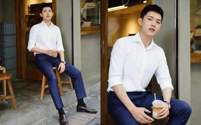 活动  男生穿白衬衫真的是yyds