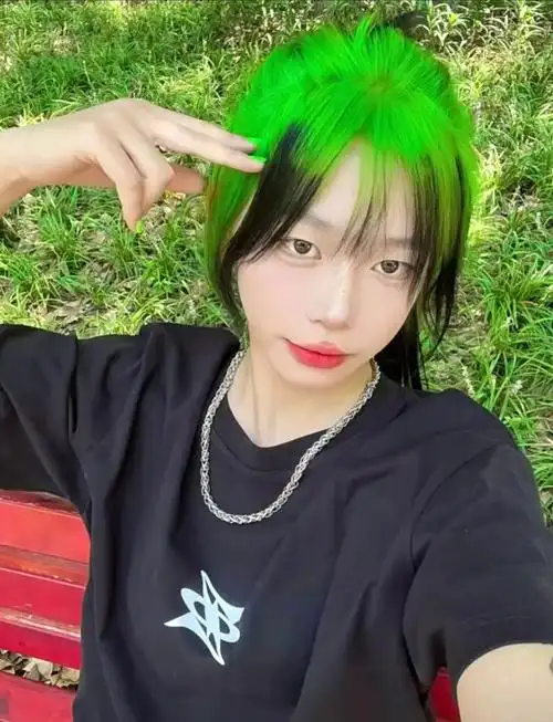 荧光绿头发颜色怎么调