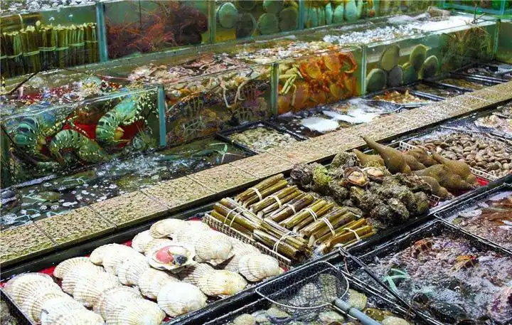 走进京深海鲜批发市场 北京最大海鲜市场