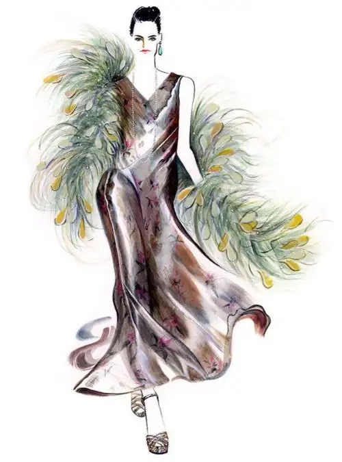 【云想衣裳花想容】时尚手绘