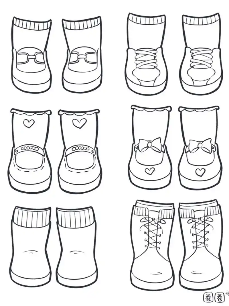 儿童画 | 幼师考编 | 鞋子画法 | 简笔画 正面鞋子画法来咯