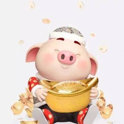 福猪:拜年咯 6_微信头像_我要个性网